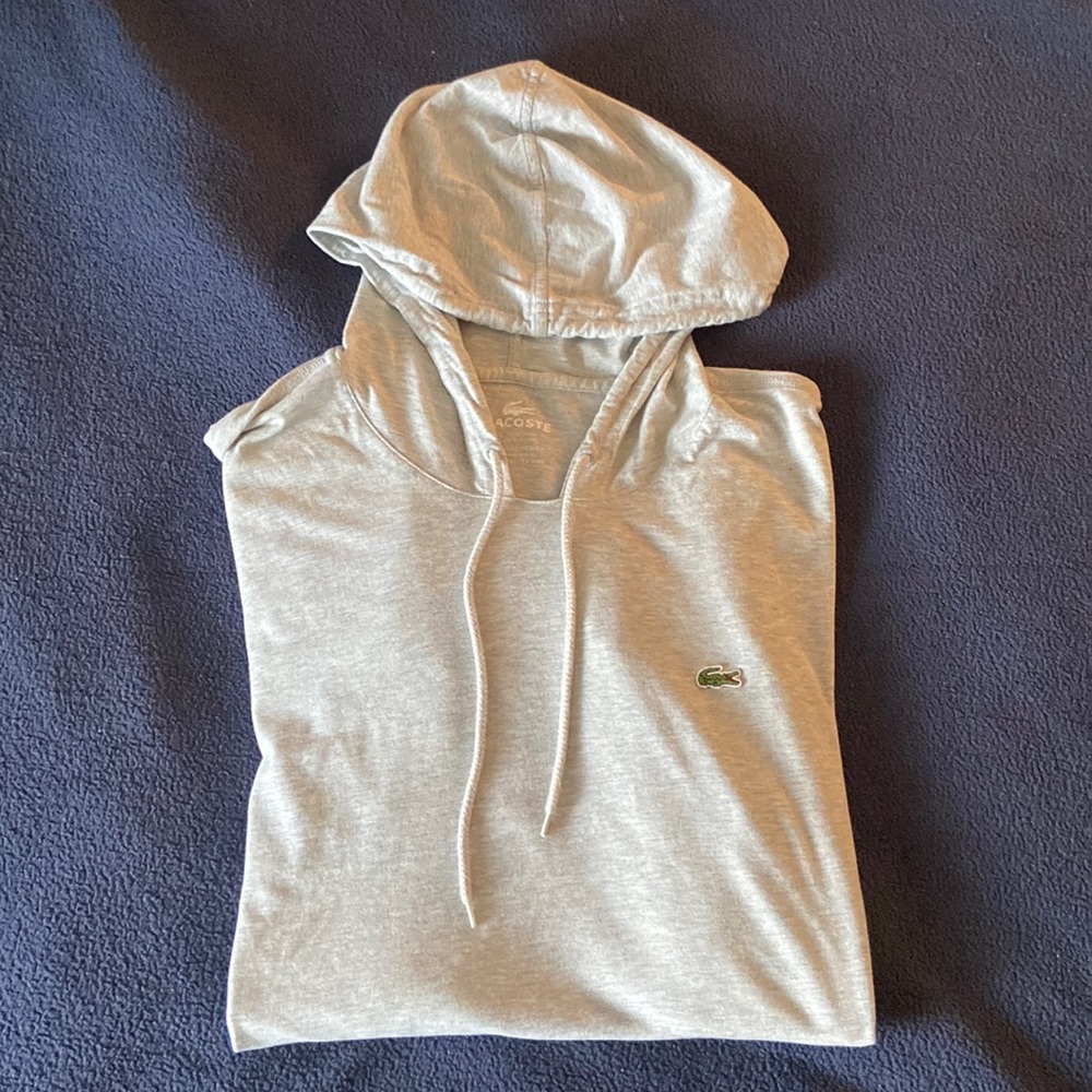 Lacoste Men’s long sleeve hoodie tee
